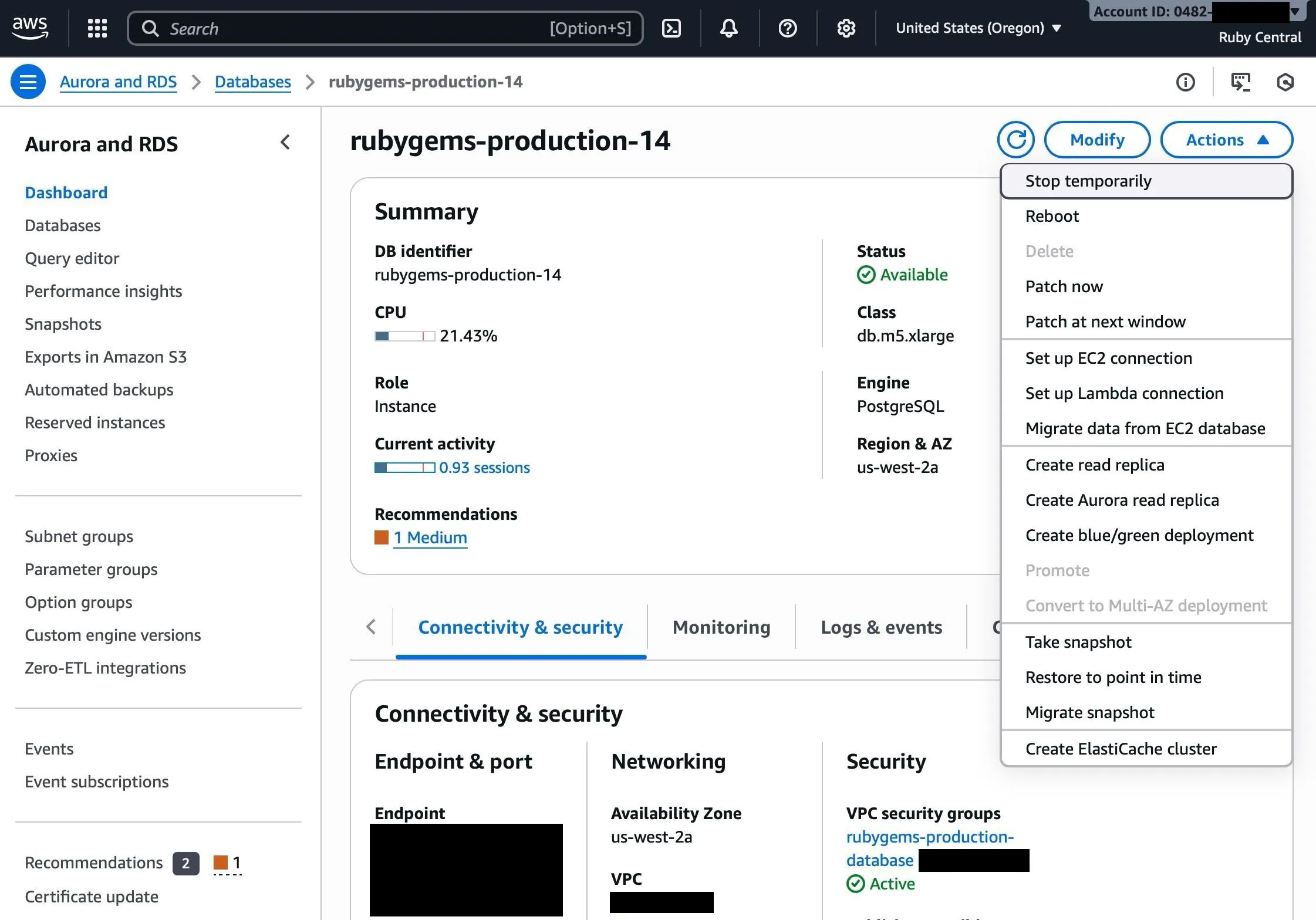 AWS Database